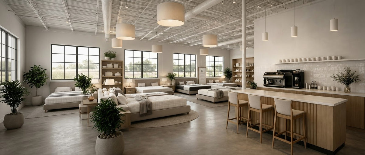 The Mattress Studio showroom