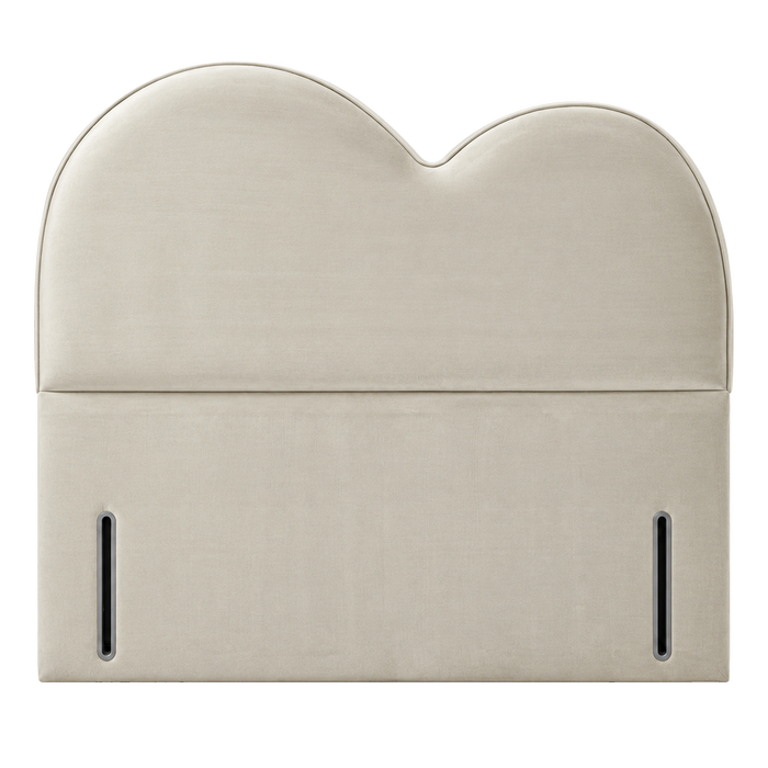 Cloud upholstered headboard – front view